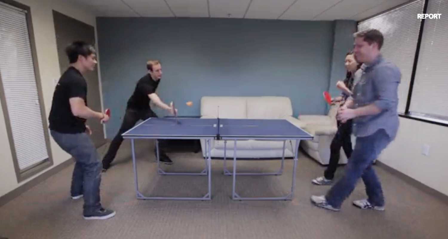 Joola Couples Ping Pong Playing