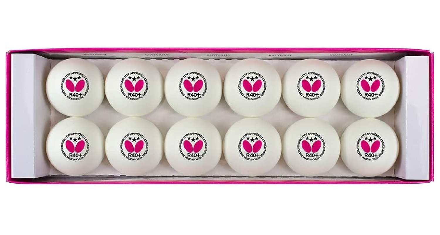 Butterfly 3 Star R40+ Table Tennis Balls Review - Pack of 12