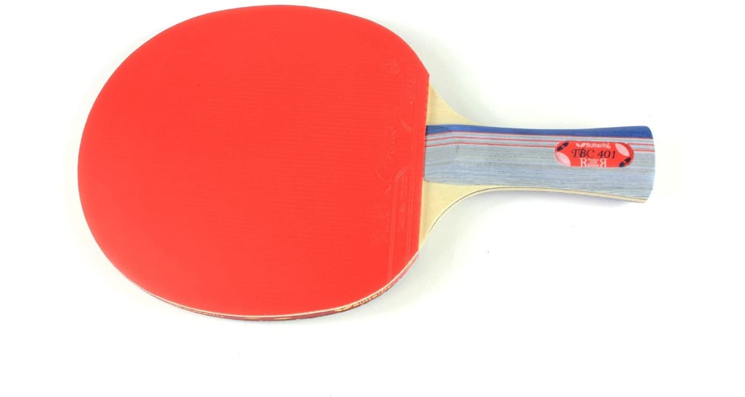 Butterfly 401 Table Tennis Racket Review - Red Rubber