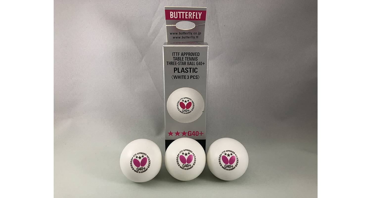 Butterfly G40+ table tennis balls review - Ball Pack