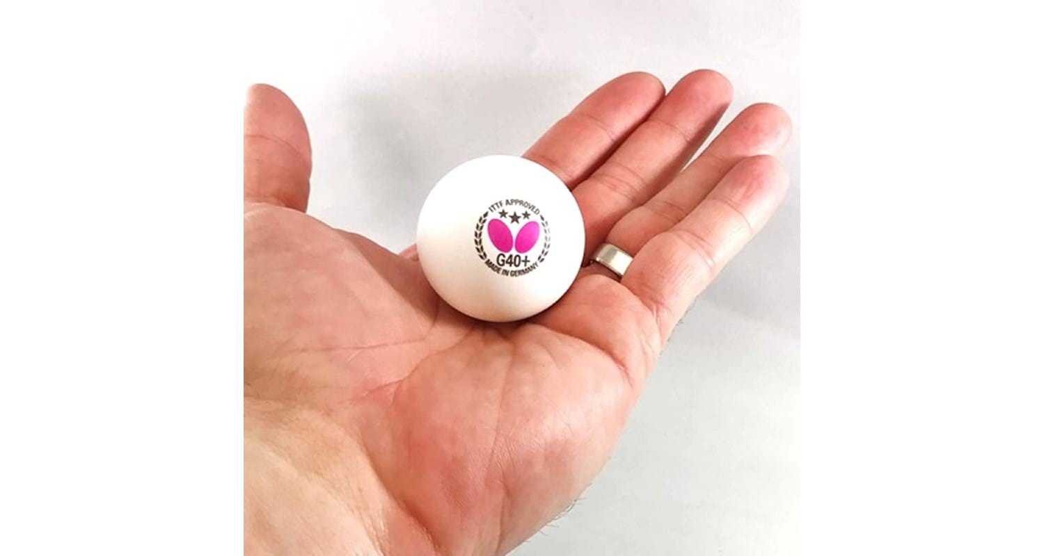 Butterfly G40+ table tennis balls review - Single Ball