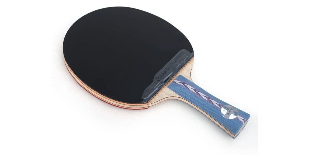 Best Ping Pong Paddles of 2021: Our Favorites 7 DHS Hurricane II paddle review Black Rubber