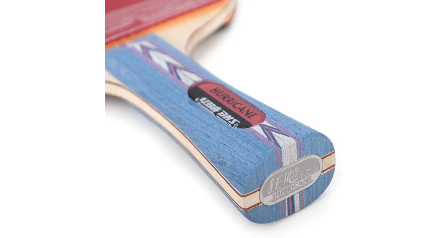 DHS Hurricane II Paddle Review: Aggressive Ping Pong Bat 3 A Custom Wood Handle Made in Heaven: DHS Hurricane II paddle