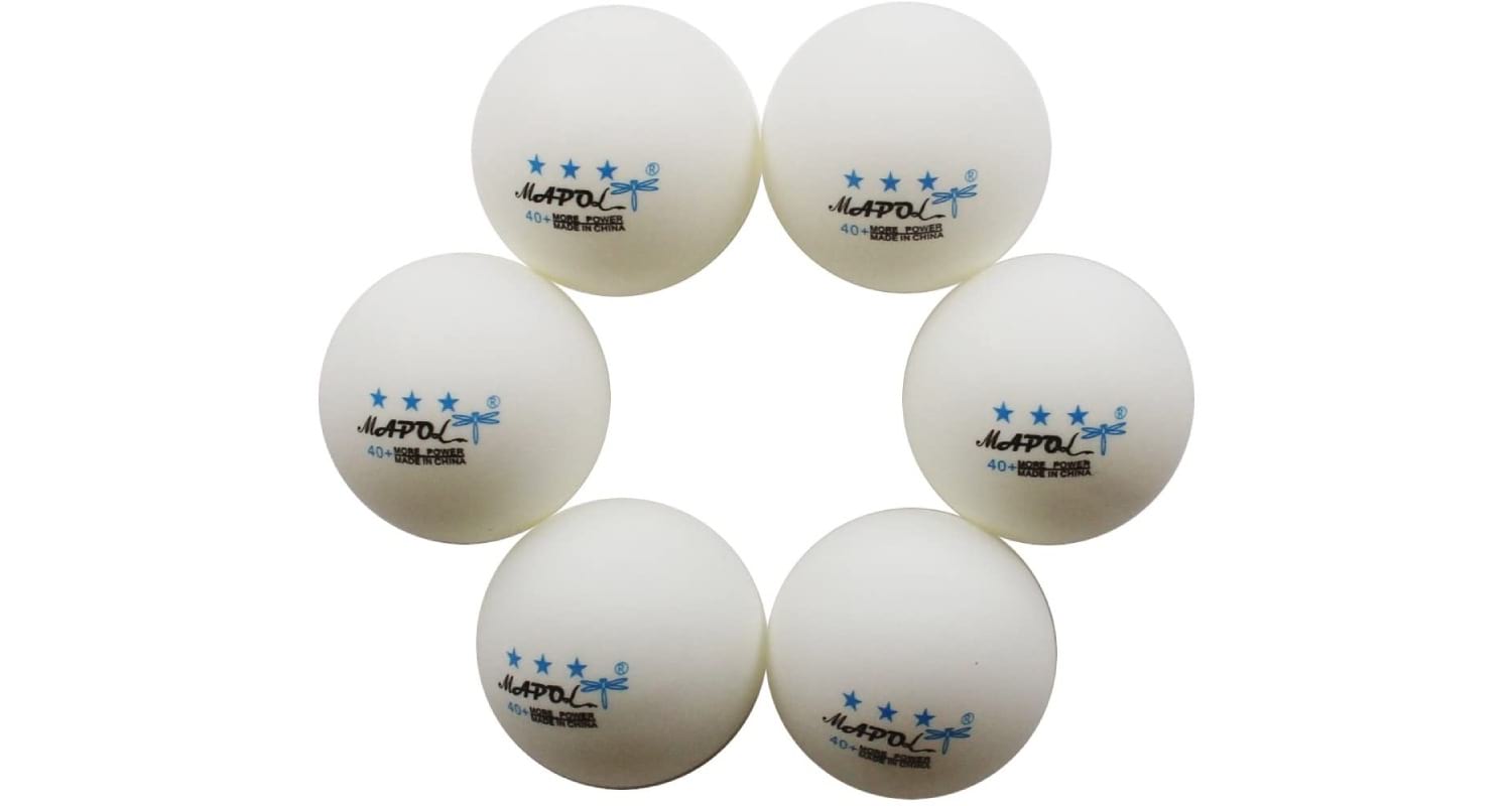 MAPOL 40 3-Star Premium Table Tennis Balls Review - Circle