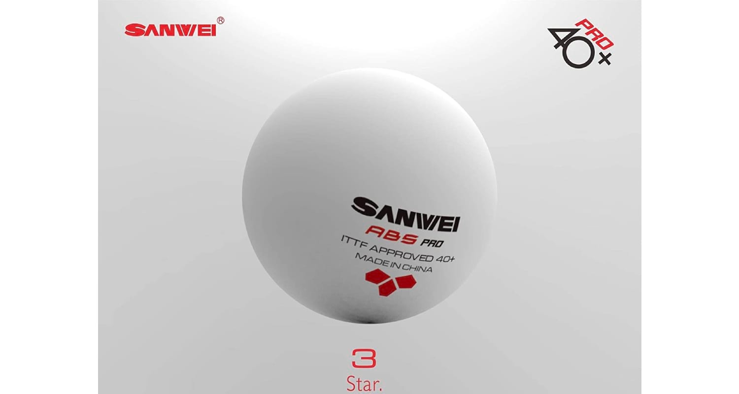 Sanwei ABS Pro 3-Star Balls Review - Close Up