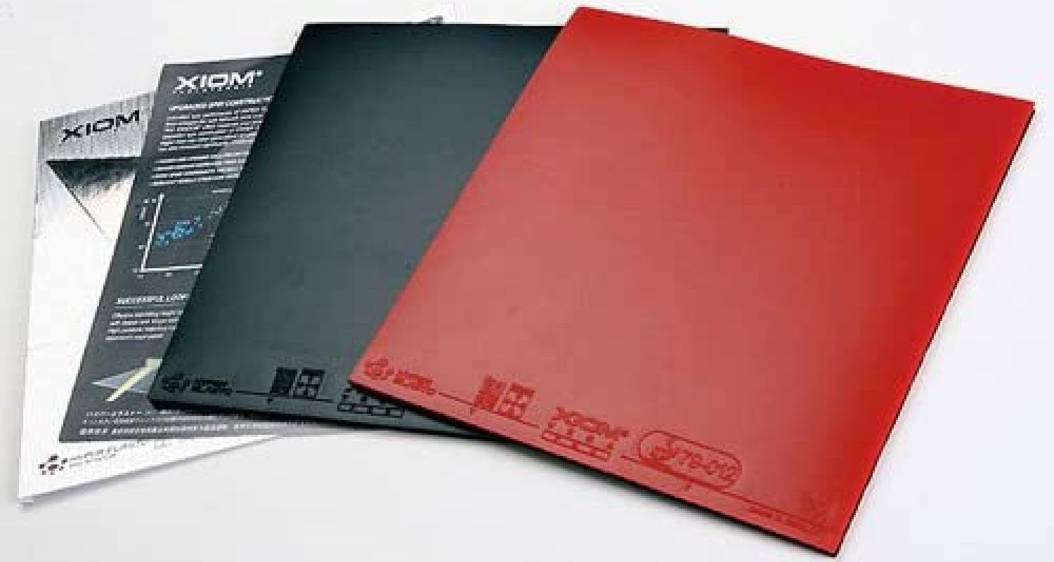 XIOM Vega Table tennis rubber - flattened