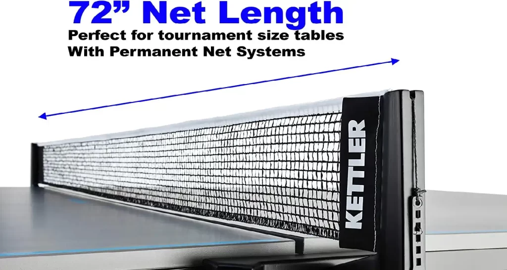 kettler indoor outdoor table tennis net - top ping pong nets