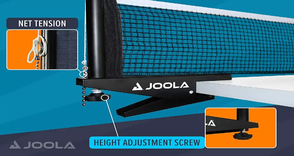 top ping pong nets - joola premium inside