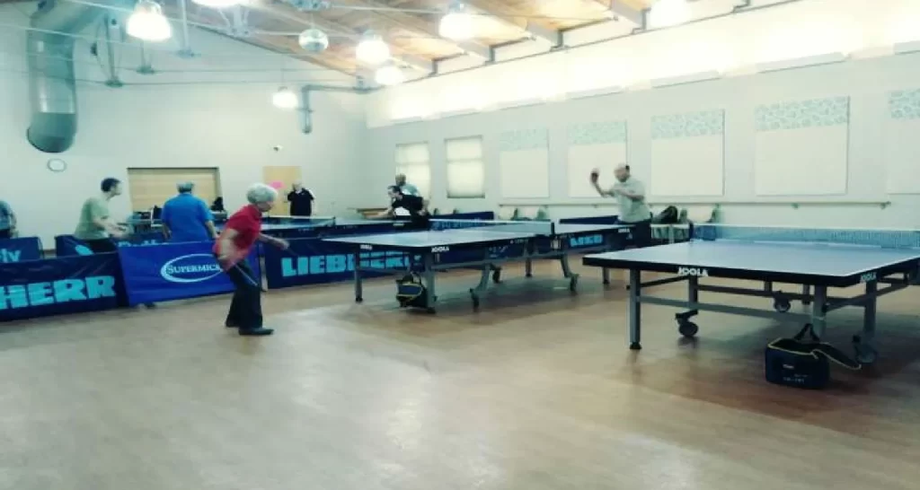lieburn senior center table tennis club