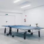 what are table tennis tables made of