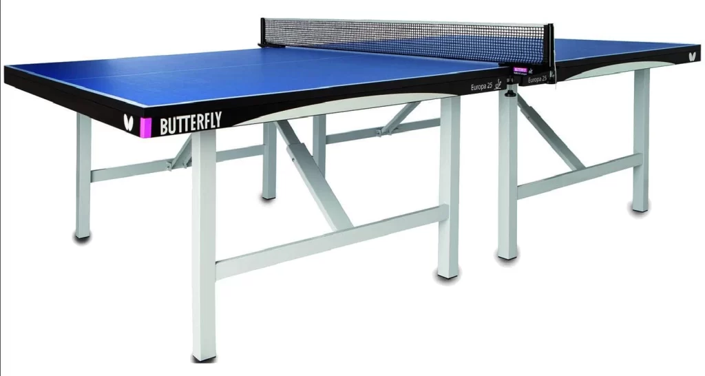 Butterfly Europa foldable ping pong tables