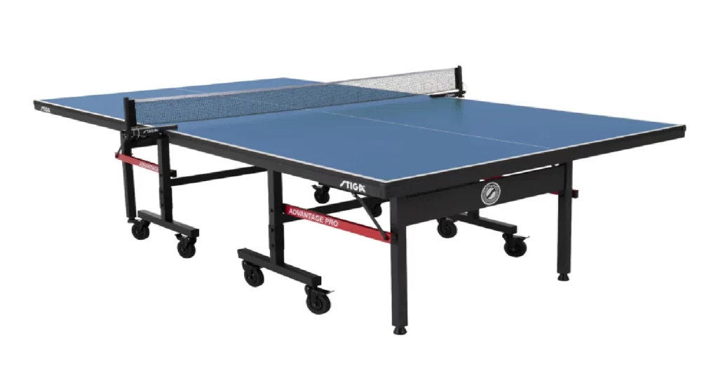 stiga advantage pro fold up ping pong tables