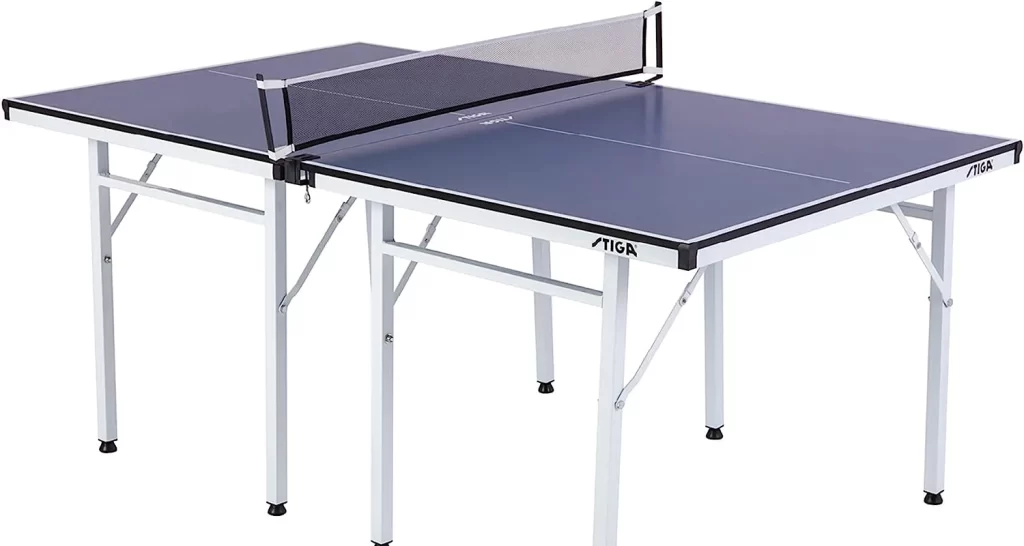 stiga space saver foldable table tennis table